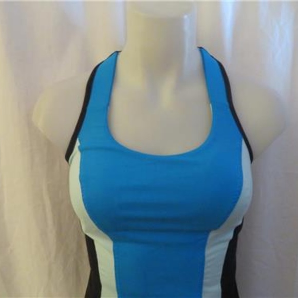LULULEMON BLACK/BLUE/MINT GREEN ACTIVE TANK TOP 4 - Picture 2 of 5
